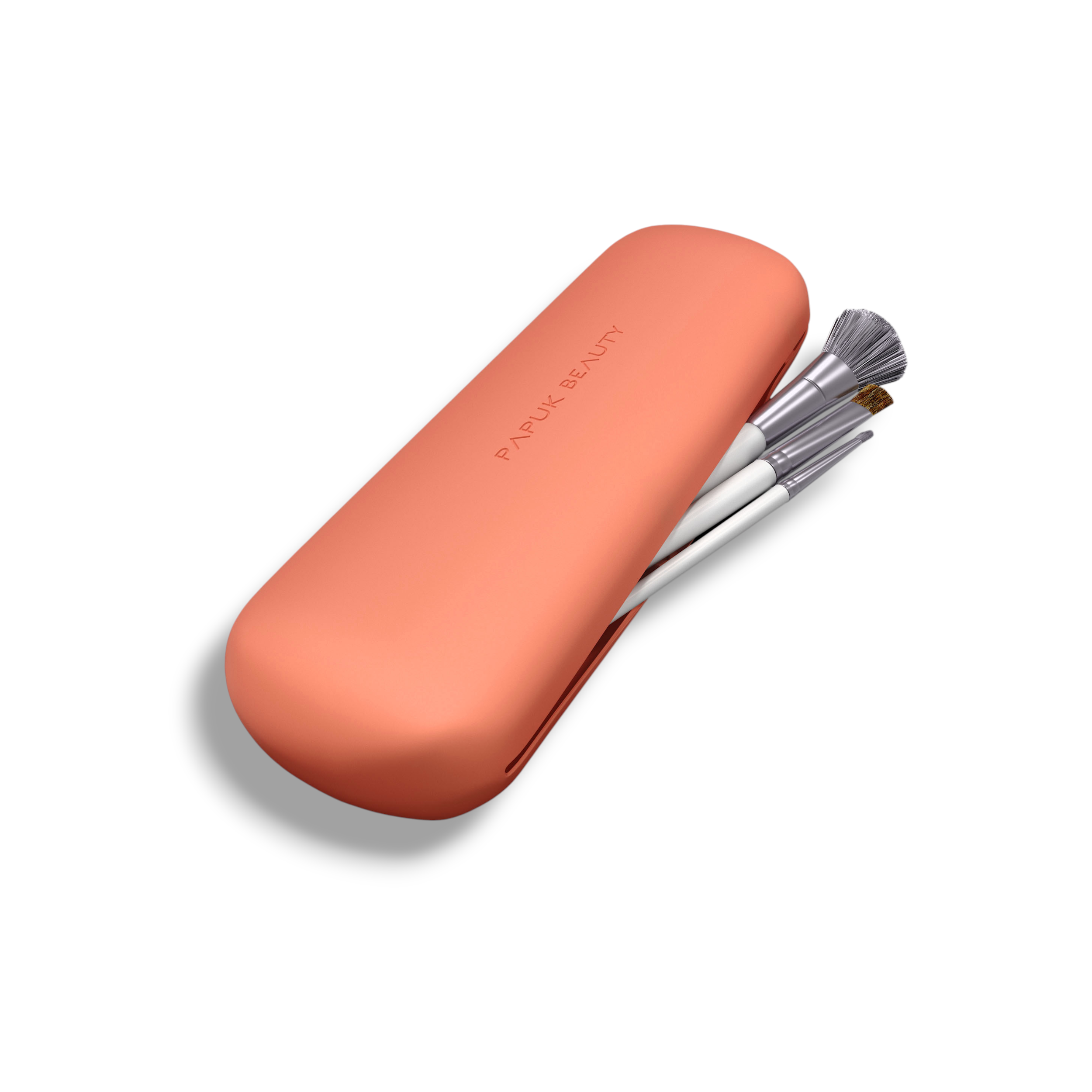 Силиконовый чехол для кистей МАХ, персиковый (peach)