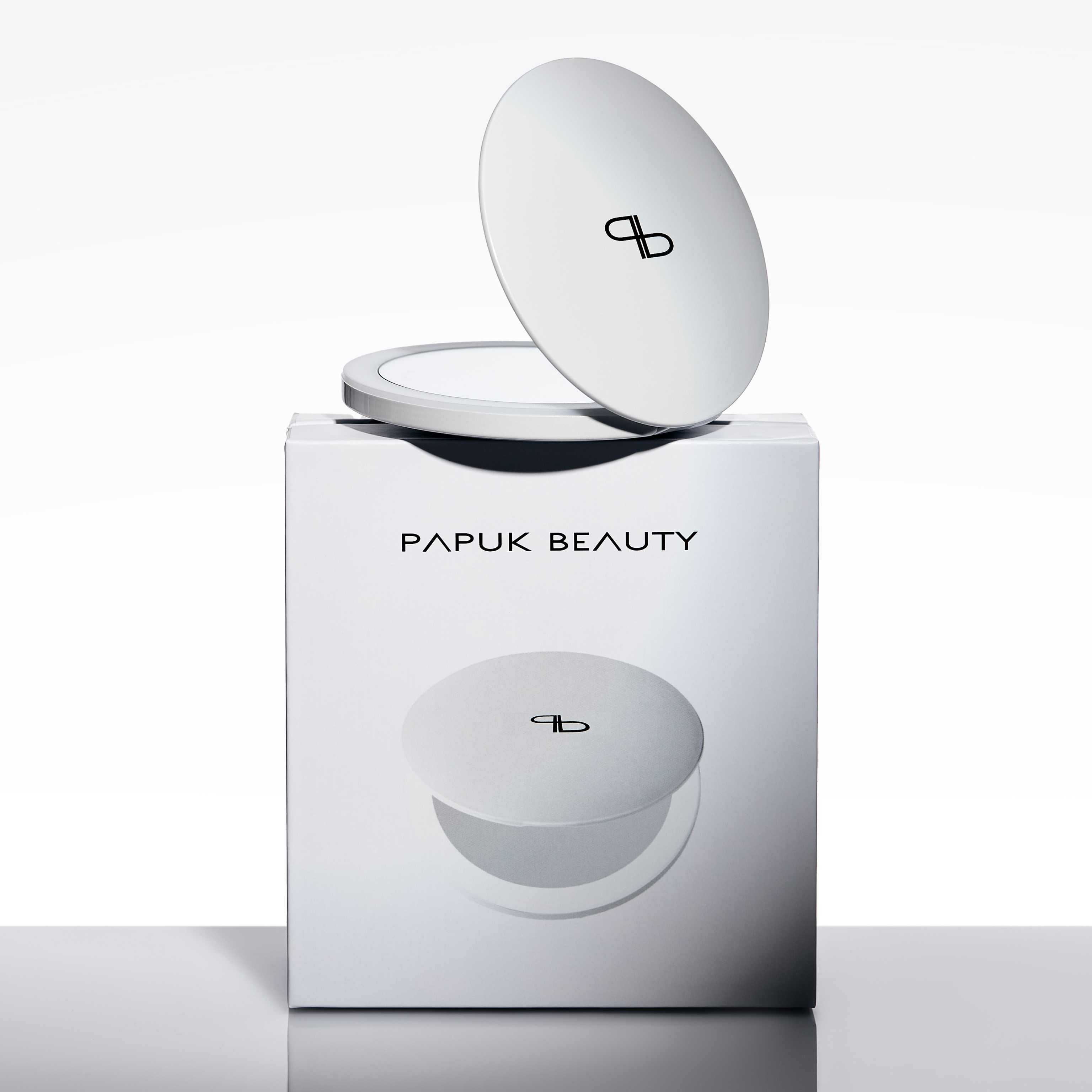 Косметическое зеркало с LED-подсветкой, белое