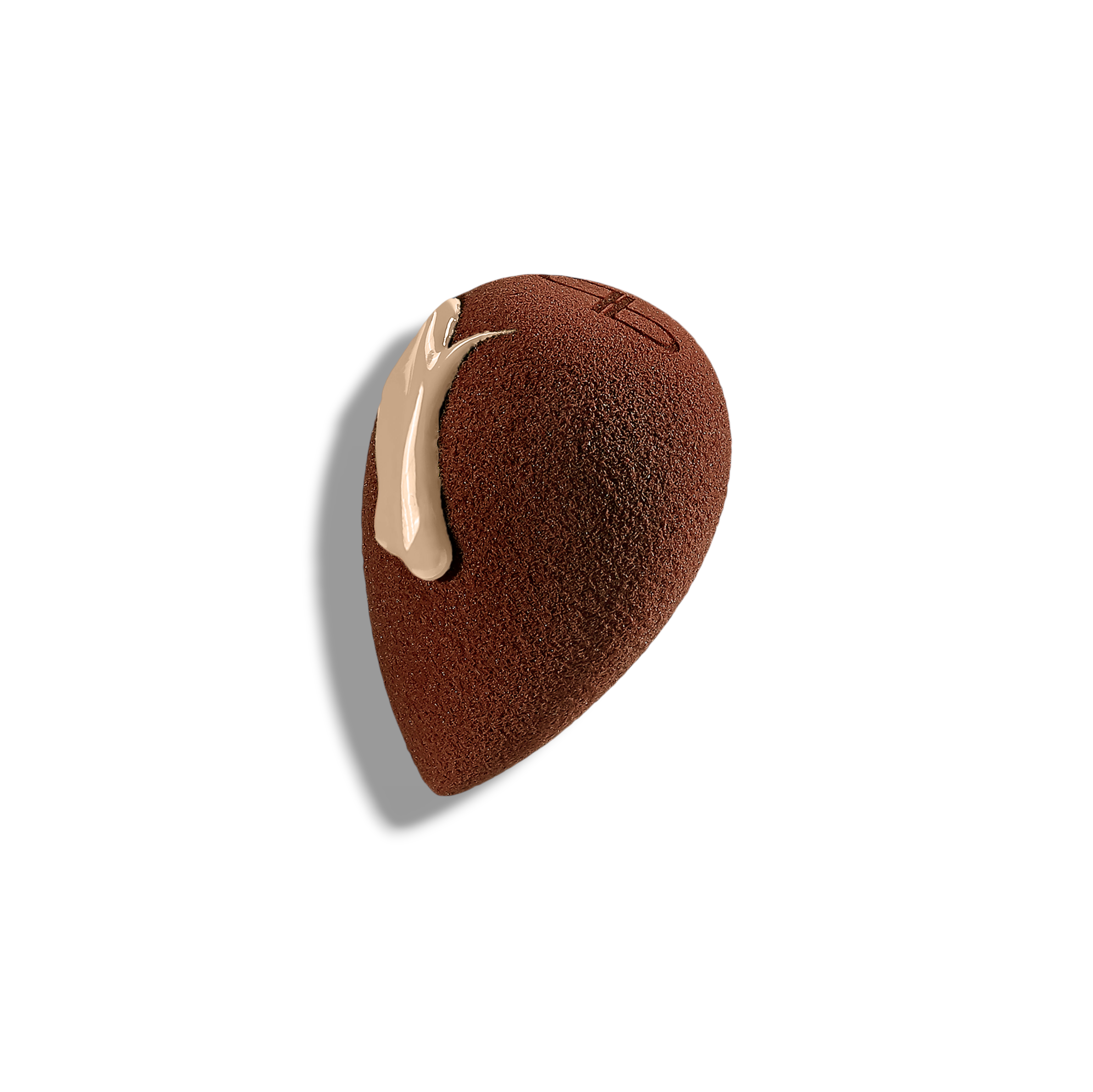 Косметический спонж для макияжа, шоколадный