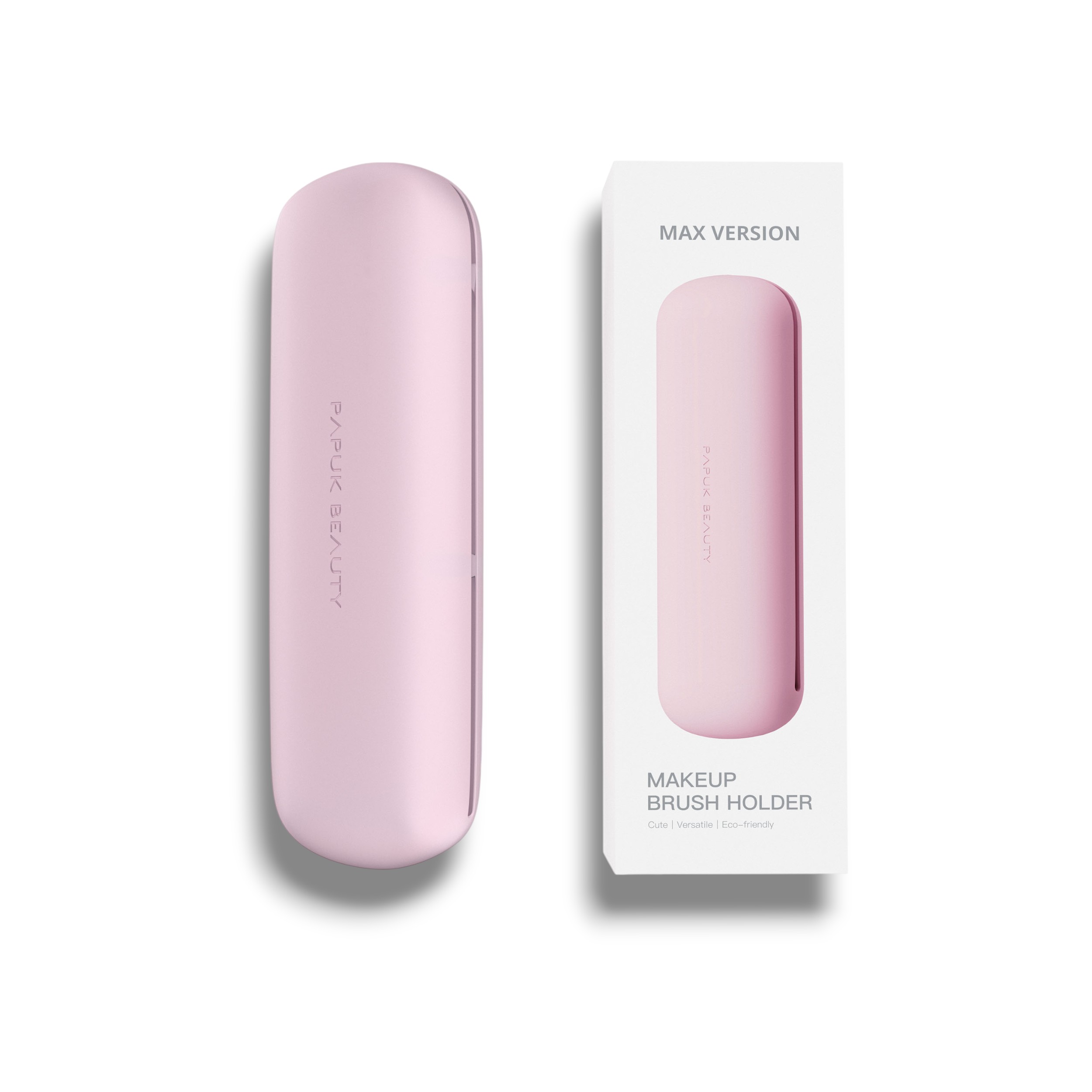 Силиконовый чехол для кистей МАХ, розовый (rose)