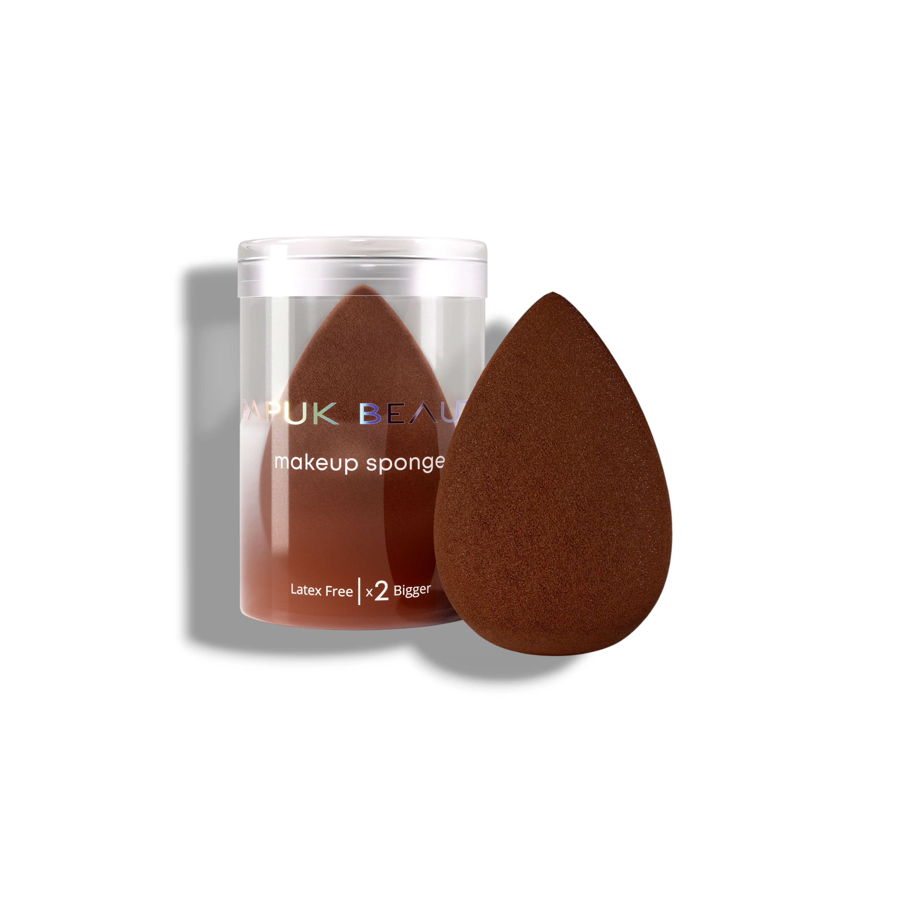 Косметический спонж для макияжа, шоколадный