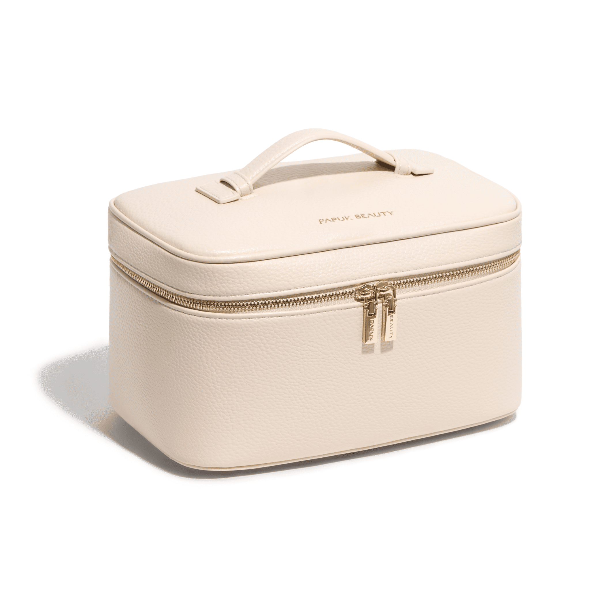Бьюти-кейс для косметики, молочная