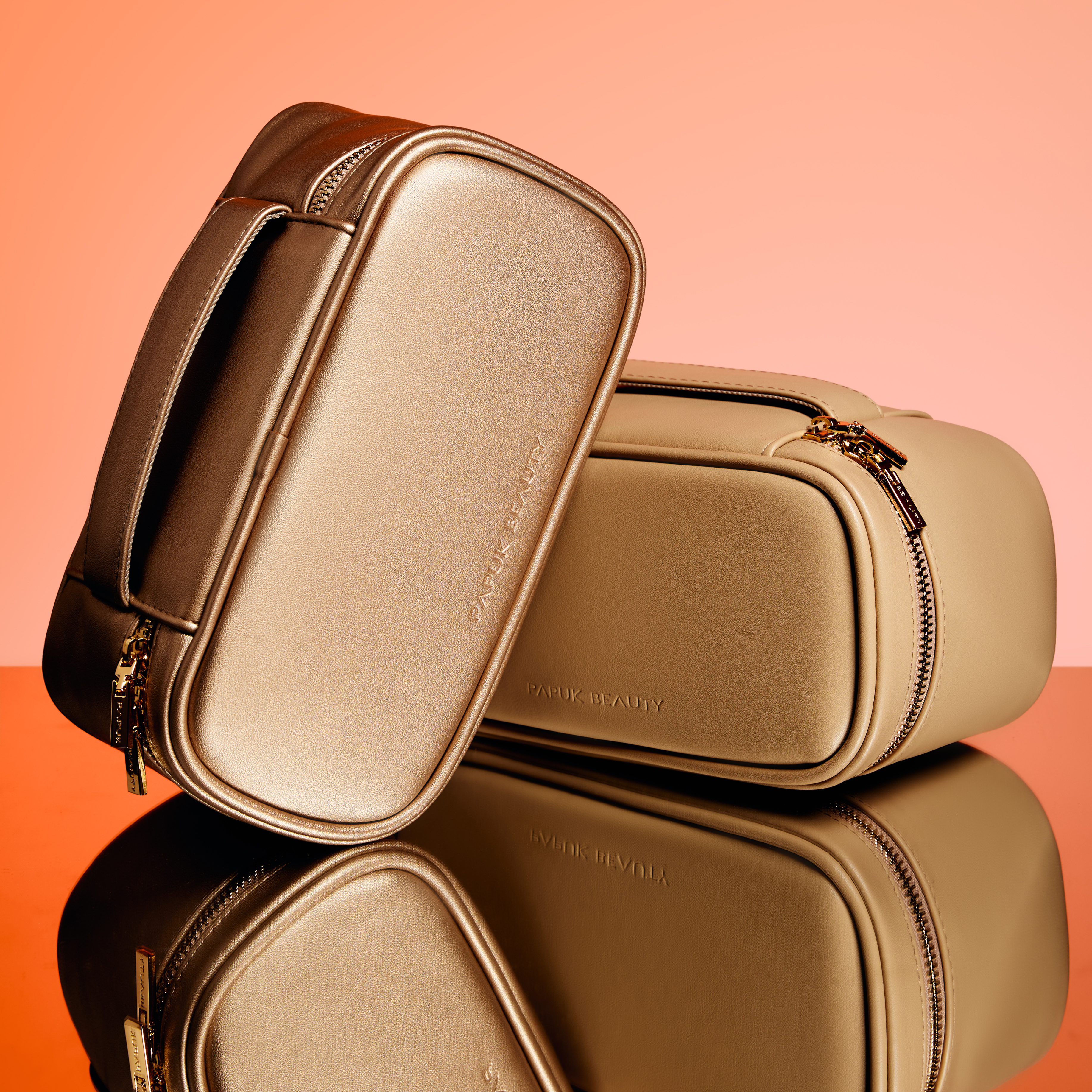 Косметичка-несессер, золотой