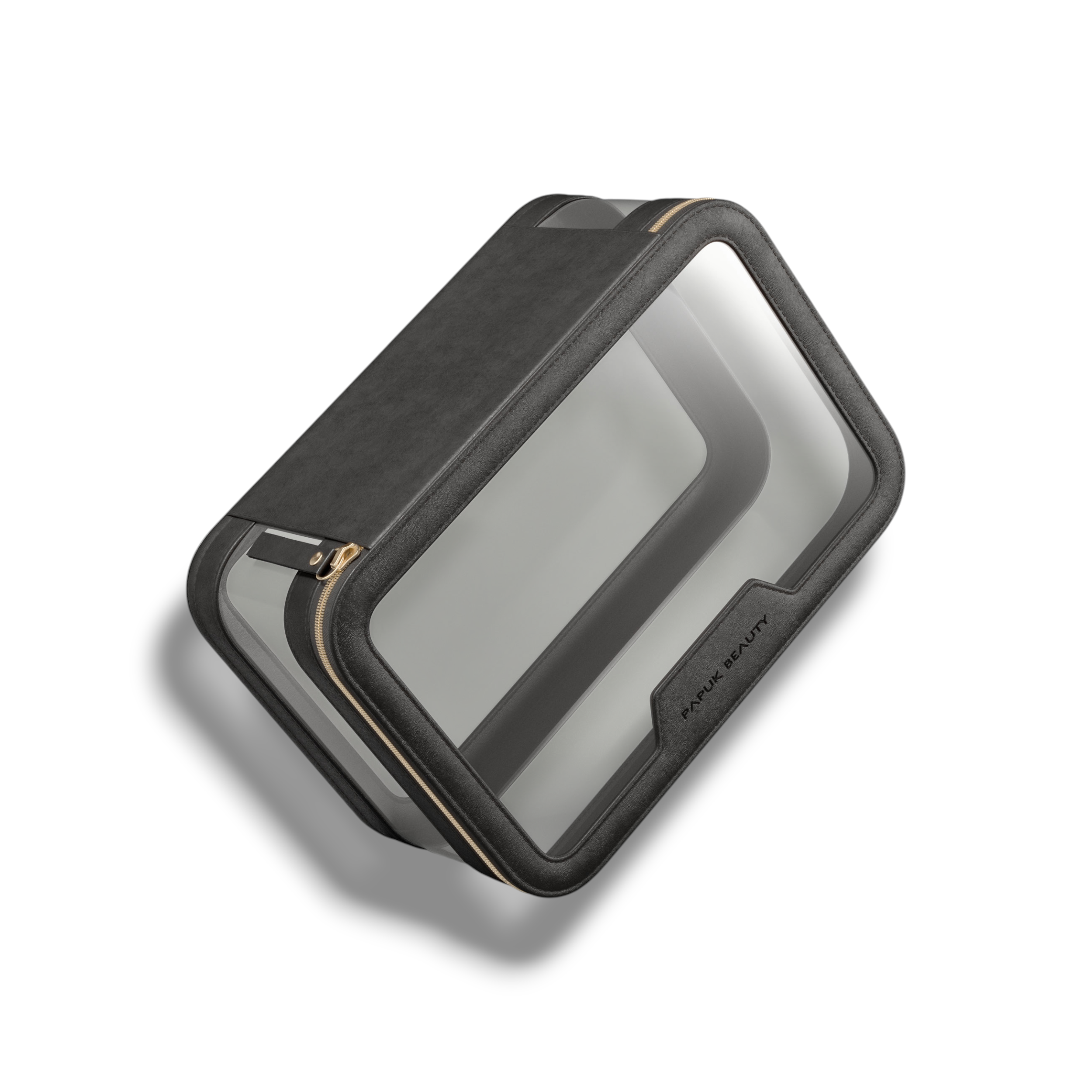 Базовая прозрачная косметичка, черная