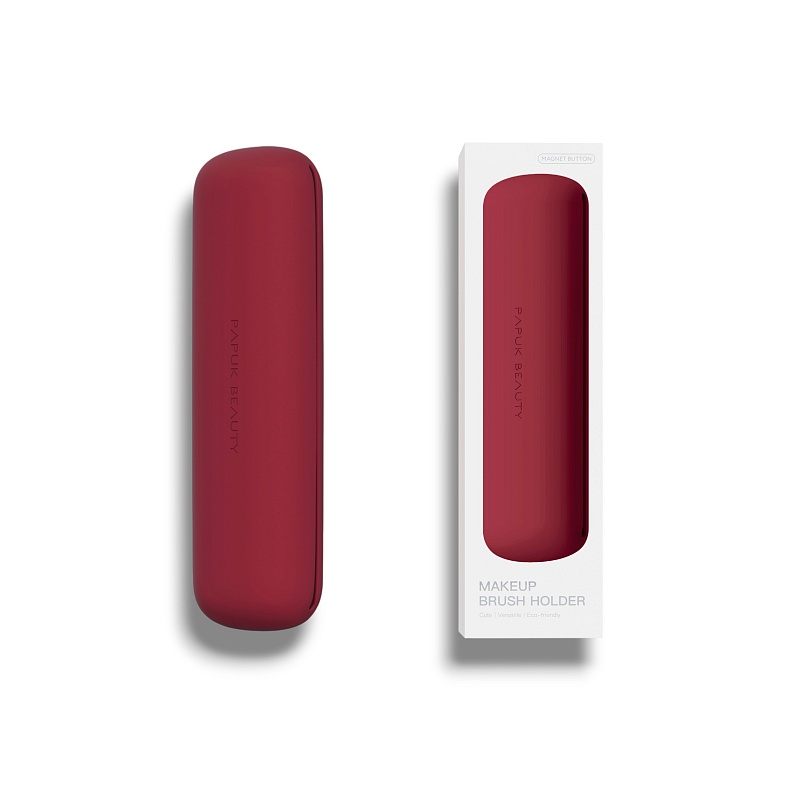 Силиконовый чехол для кистей, маджента (magenta)