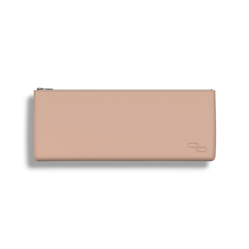 Органайзер для косметики на молнии, бежевый (beige)