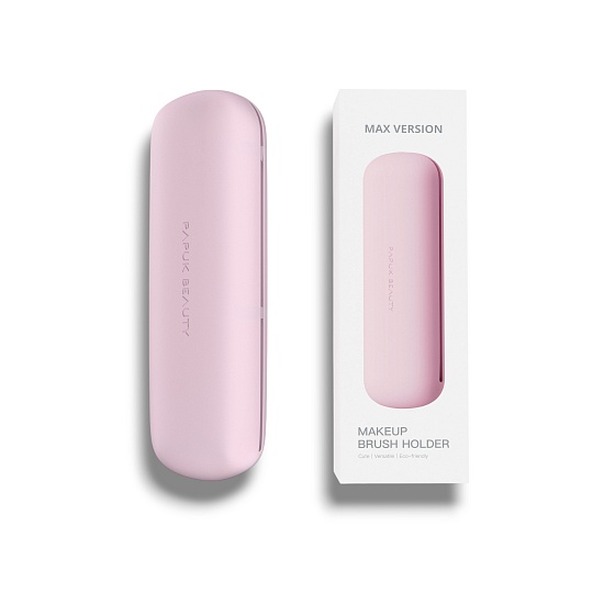 Силиконовый чехол для кистей МАХ, розовый (rose)